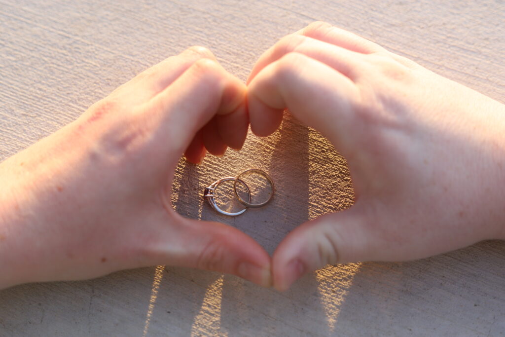 Heart Hands and Wedding Rings